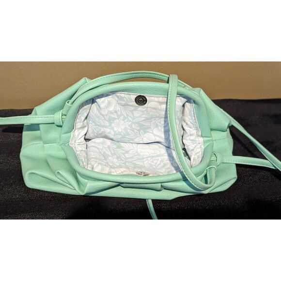 Darphin Paris Shoulder Handbag Purse Green Bag - Picture 3 of 3